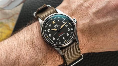 iwc spitfire vs mark xviii|iwc mark xvi lug to.